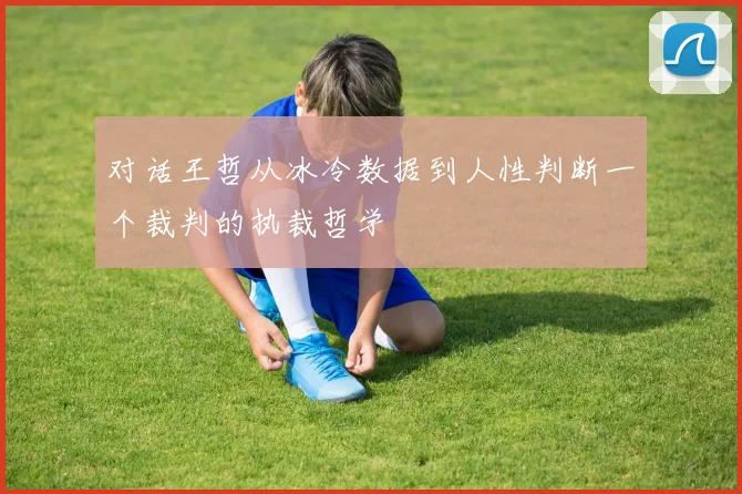 对话王哲从冰冷数据到人性判断一个裁判的执裁哲学